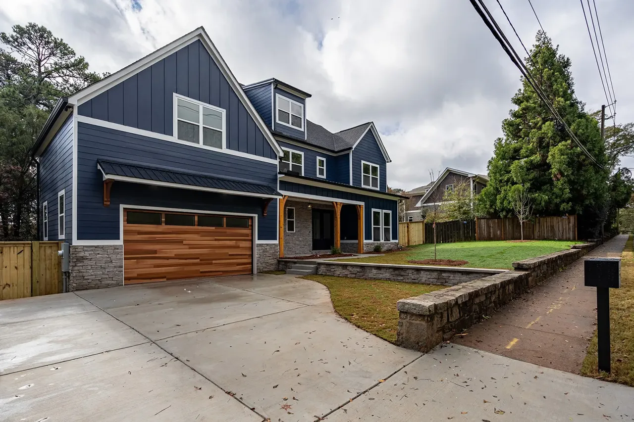 New construction street view